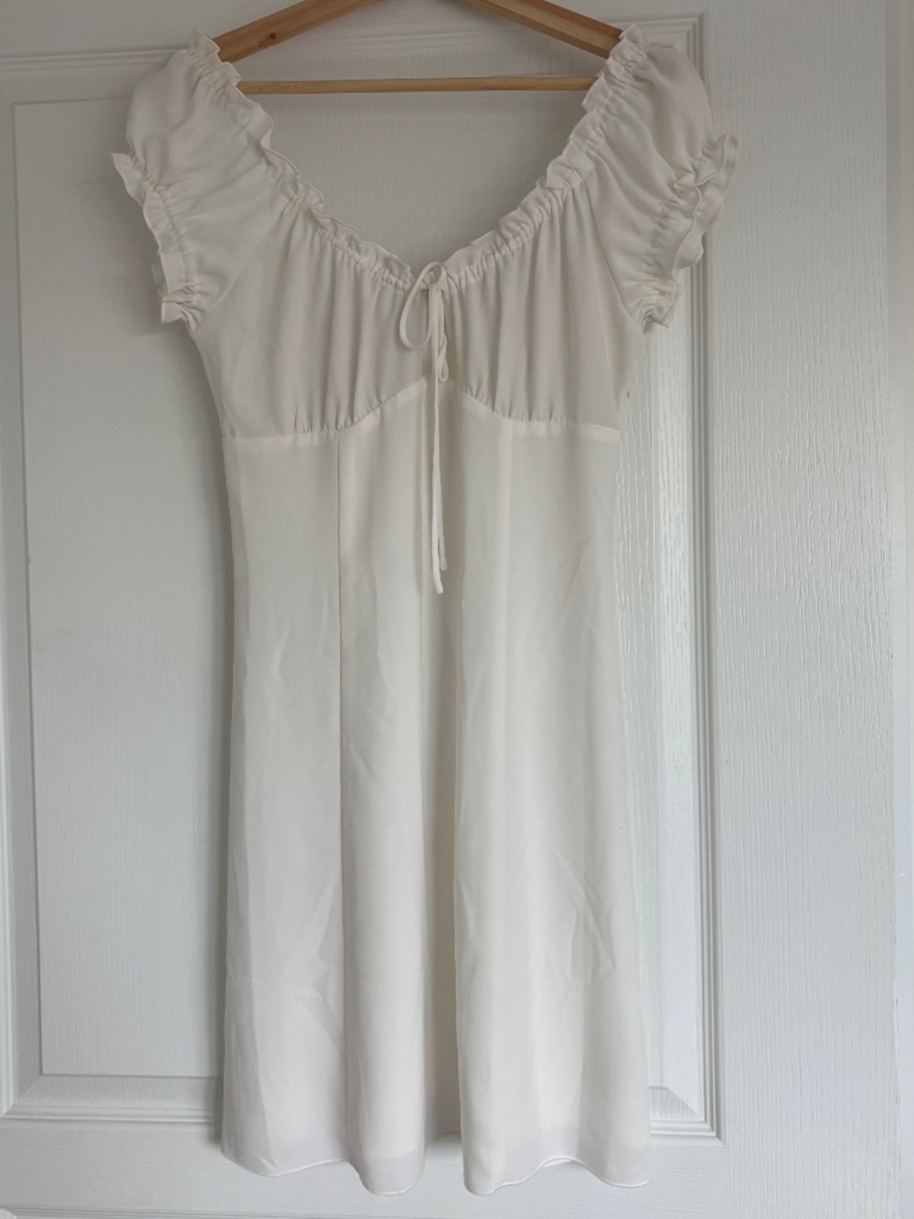 White Aritzia Wilfred Dress